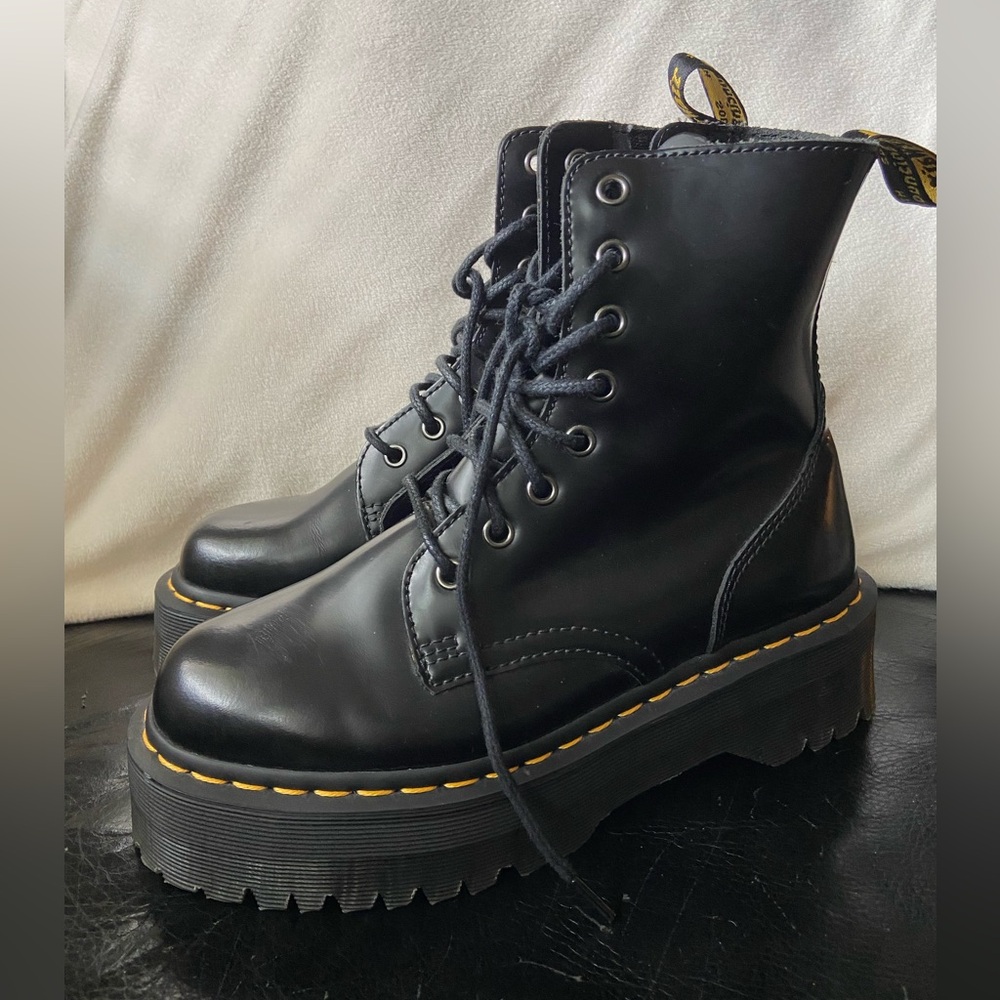 Dr. Martens Black Jadon Lace-Up Boots